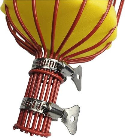 Stainless Steel Fruit Picker Basket Tool for Apple, Cherry, Berry, Orange, Blueberry, Mango, Avocado, Lemon, Peach Harvesting (Only Head)
