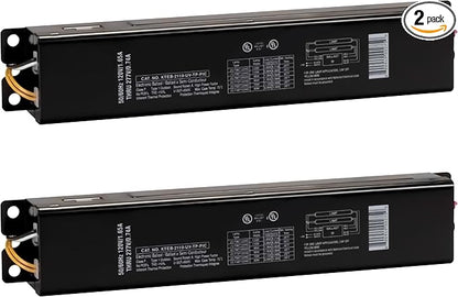 Replacement for Keystone KTEB-2110-UV-TP-PIC 2 Lamp T12 Electronic Fluorescent Ballast | 120-277V Input with Instant Start Operation | 0.85 Ballast Factor, UL-Approved