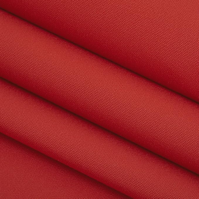 RSH DECOR: Sunbrella Lumbar Throw Pillows Set of 2 | 20" x 12" | Water and Fade-Resistant Performance Fabric | Outdoor Pillow Covers with Down-Alternative Inserts | Canvas Jockey Red