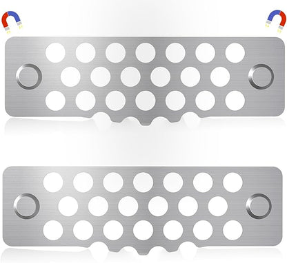 Rear Grease Gate for Blackstone Griddle,Blocks Food from Falling into Rear Grease Trap & Compatible with All Blackstone Griddle Accessories (2Pack)