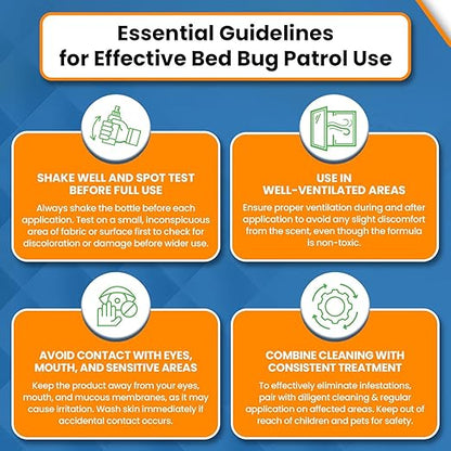 Natural Bed Bug Killer – 1 Gallon Refill (128oz) – Child & Pet Safe, Non-Toxic Spray for Home, Office, Furniture, Mattresses, Cracks & Crevices – Eco-Friendly Bed Bug Treatment