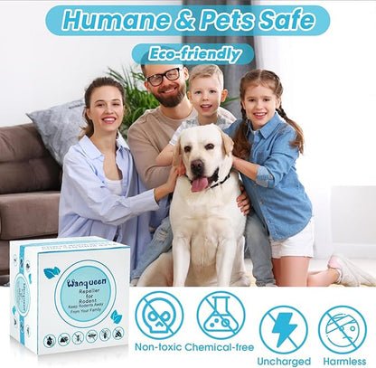 8 Pack Mouse Repellent Pouches with Peppermint Oil, Rodent Repellent, Mice Repellent Indoor& Outdoor, Best Mouse Deterrent, Natural Rat Repellent Indoor - Safe for Pets and Kids