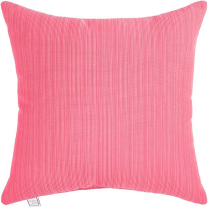 Ottomanson Sherry Kline Island Breeze Indoor/Outdoor Square Filled Pillow, 18"x 18", Hot Pink, 2 Count