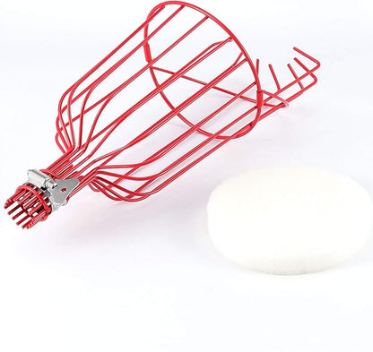 ZOENHOU 3 Pack Twist-On Fruit Picker Basket, Fruit Picker Tool, Fruit Picker Head Basket with Foam Cushion for Picking Fruits, 13 x 5.7 Inch