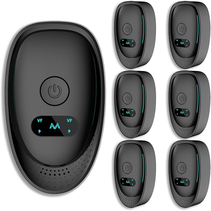 2025 Upgraded Ultrasonic Repellent Indoor, Mouse Traps Insert Plug in, Pest Control Repellent Ant,Roach,Rodent, Mouse, Bugs, Mosquito, Spider, for Home, Office, Warehouse 6 Packs