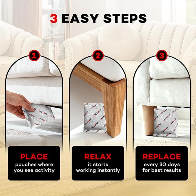 Mouse Repellent Pouches, Natural Rodent Repellent for Home, Car, RV, Garage, and Storage-Peppermint Scented Mice Repellent, Long-Lasting Indoor & Outdoor Rodent Defense (12 Pack)