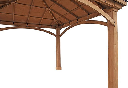 Handy Home Products 19360-6 Brezina Gazebo 12'x12' Cedar Pavilion (Amazon Exclusive)