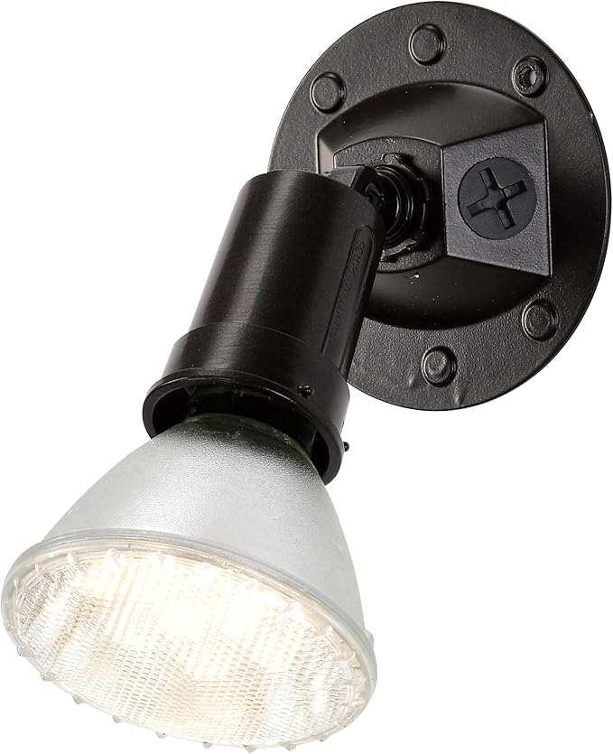 Satco SF76/521 One Light Outdoor Heavy Duty Cast Aluminum Durable Weather Proof Security Flood Light , Bronze