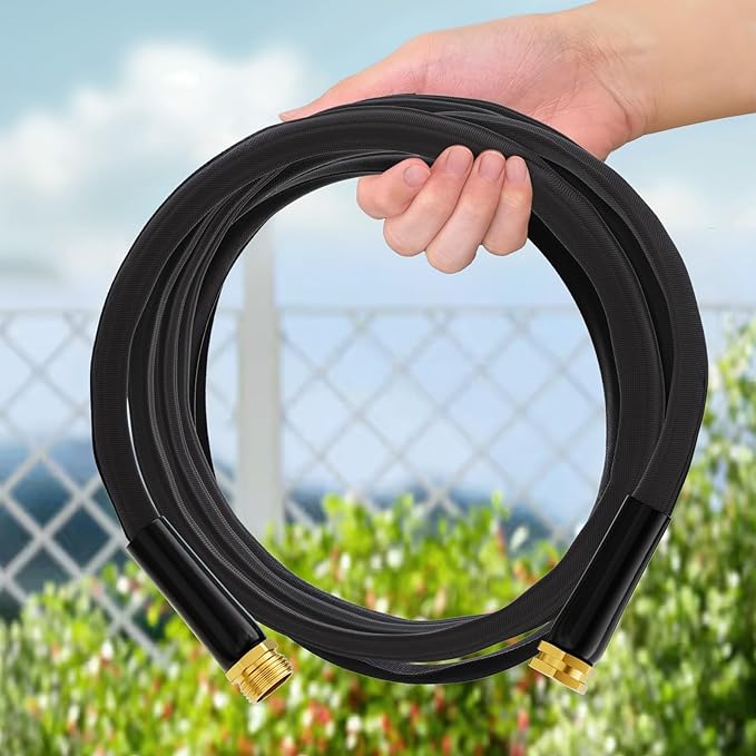 2025 Upgraded 100FT Non-Expanding Garden Hose, Lightweight, Flexible Ultra-Light Water Hose, Burst-Resistant, Lead-Free, Anti-Kink, High-Pressure