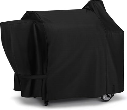 SunPatio Grill Cover Compatible with Pit Boss 820, 850, Durable Waterproof Wood Pellet Grill Cover, UV & Fade Resistant Outdoor BBQ Protector