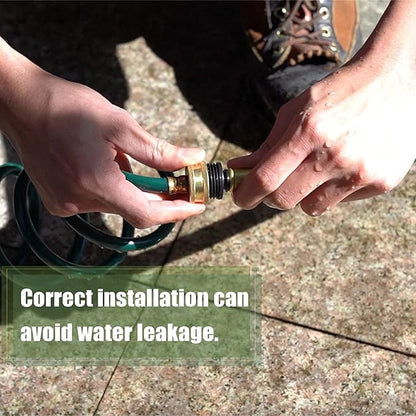 Garden Hose Leakproof for Gardener: 1/2” PVC Water Hoses with GHT Fittings - 5 FT No Kink and Flexible for Outdoor Watering