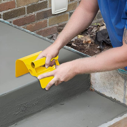Concrete Curb Trowel Edger, Curb Tool for Concrete Edging, Concrete Curbing Trowel, Concrete Curb Hand Tool, Putty Knife