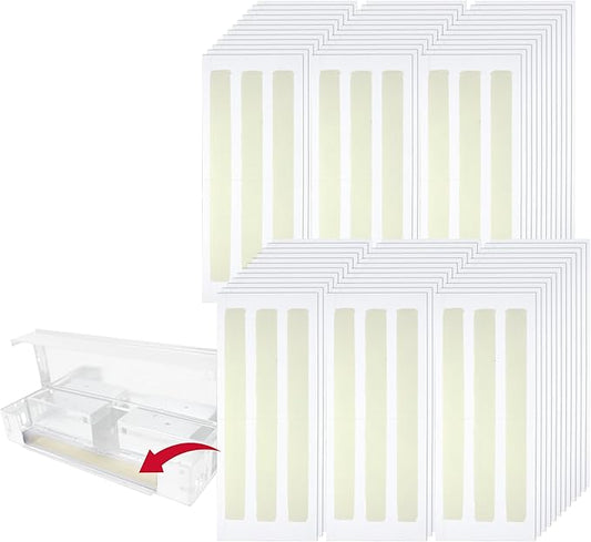 Catchmaster Pro Series Multi-Catch Mini Mouse Trap 216-Pack Mini Refills, Replaceable Glue Boards for Mouse Traps Indoor for Home, Live Catch Pest Control for Shed