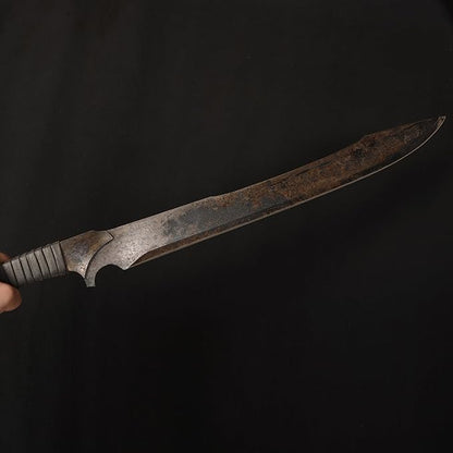 SV Handmade cast Manganese Steel Chopping Blade Sword, Full Tang, Outdoor, Hunting, Camping, Hiking, Survival, with Protective Cover, Multiple Styles to Choose from
