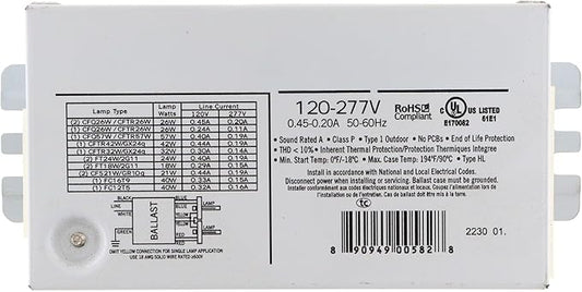 Replacement For PHILIPS IZT-2S26-M5-LD Ballast by Technical Precision