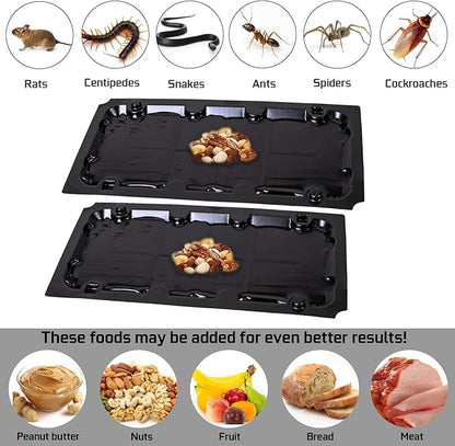 16 Pack Sticky Mouse Trap Rat Traps Indoor, Peanut Taste Pheromone Mouse Traps Indoor for Home, Glue Sticky Traps for Mice and Rats, Snake(Large Size)