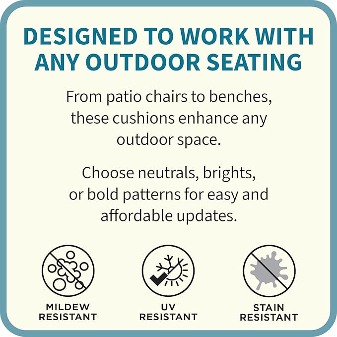 BrylaneHome Adirondack Chair Cushion - 44" L x 18" W x 2" H - Patio & Outdoor - Water, Stain & Fade Resistant - Evening Blue Dot