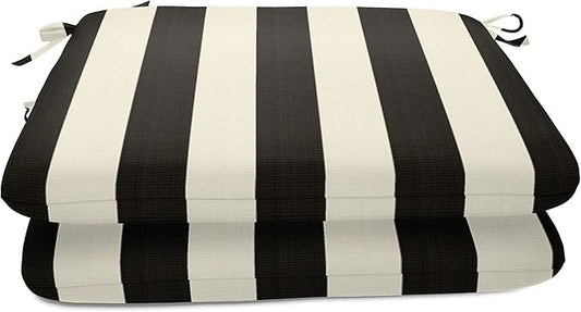 Sunbrella Patio Cushions - (2 Pack) - 20" W x 20" L x 2.5" T, Outdoor Chair Cushion with Comfort, Style & Durability Designed for Outdoor Living - Made in The USA