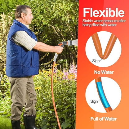 SPECILITE Garden Water Hose 5 ft x 5/8 in with Female to Female Connector, Small Leader Hose for Hose Reel, Heavy Duty, Flexible & Lightweight, Water Pipe, Outdoor Water Hose Extension Adapter