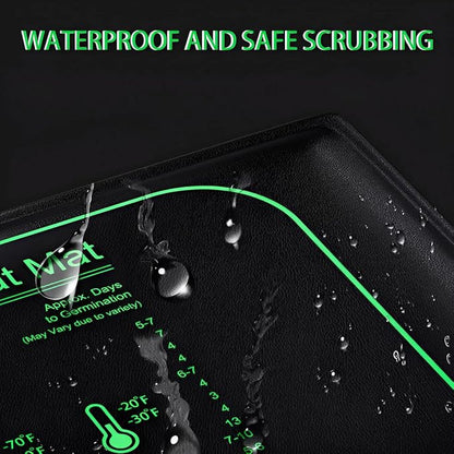 1 Pack Seedling Heat Mat with Digital Thermostat Controller,10" x 20.75" Temperature Control Waterproof Heating Pad for Seed Starting Indoor Plants Germination