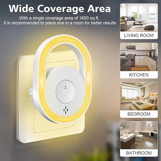 2025 Upgraded Ultrasonic Pest Repeller 6 Packs, Mice Repellent for House, Indoor Ultrasonic Repellent for Mites Rodent Bugs Roaches Insects Spiders Mice Flies Cockroach, 4 Modes