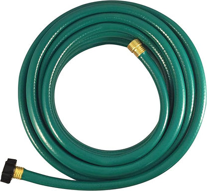 Flexon 1/2" x 100ft Light Duty Garden Hose – Lightweight, Flexible, Kink-Resistant, Durable Vinyl, Leak-Proof Couplings, Weather-Resistant Water Hose for Lawn, Garden, and Outdoor Use