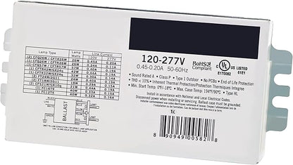 OHLECTRIC Replacement for Syvalnia QTP2X26CF UNV DM - 2-Lamp T4 Compact Fluorescent Ballast 26W High Power Factor (120/277V) Easy Installation
