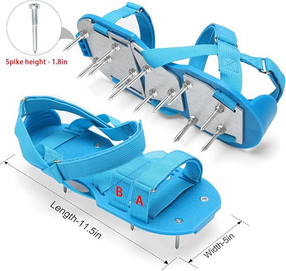 Lawn Aerator Shoes for Grass - Pre-Assembled Grass Aerator Shoes for Lawn - Soil Yard Aerator Tool for Aerating Patio Garden