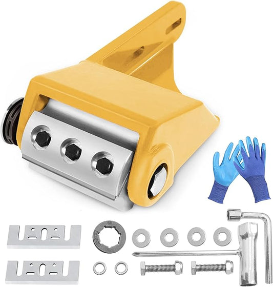 Log Peeler,Log Debarking Tool,Chainsaw Attachment for Wood Debarking,Chainsaw Accessories,Timber Framing Tool,Factory Outlet (Yellow)