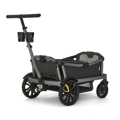 Veer Cruiser City XL | Premium Urban Wagon Stroller for Babies, Toddlers, and Kids | Traditional Stroller Push Steering | JPMA Certified | Lightweight and Collapsible | 4 Seater