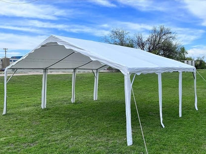 Delta 20'x20' Budget PE Tents Including 2 Free Bags for Parties, Outdoor Canopy Carpas para Fiestas, Wedding Party Tent with Waterproof Top & Removable Sidewalls for Patio Outdoor Events(B Model)
