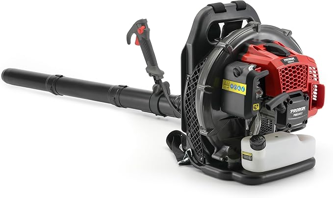 PRORUN 51.7cc 570 CFM 250 MPH Gas-Powered 2-Cycle Backpack Leaf Blower, PBB2417