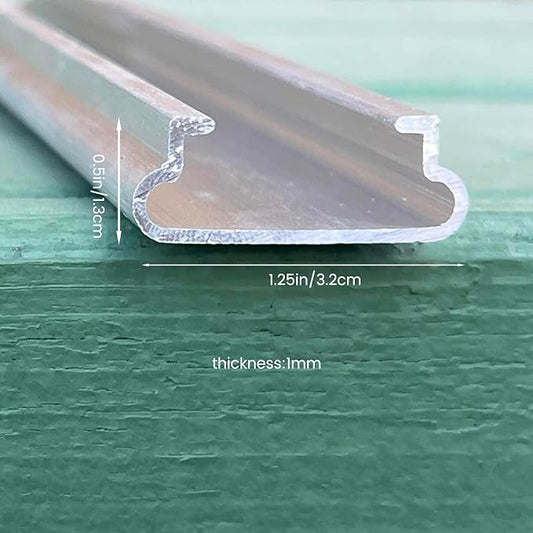 6.6 ft Set of 10 Greenhouse Spring Wire and Lock Channel Kit, PVC-Coated Wires and Aluminum Lock Channels for Greenhouse Plastic Film,Shade Cloth