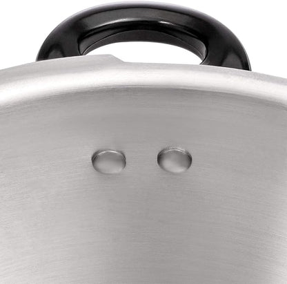 Barton 6Qt Pressure Canner With Release Valve Aluminum Canning Cooker Pot Stove Top Instant Fast Cooking Stewing Locking Lid, 6 Quart