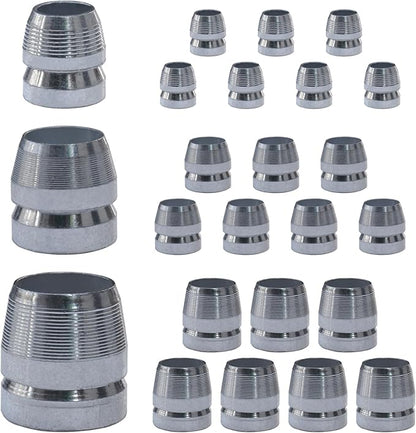 21 PCS Round Axe Handle Wedge Safety Metal Wedge Hammer Handle Wedges for Axe Hammer Sledge (0.31/0.39/0.47 Inch)