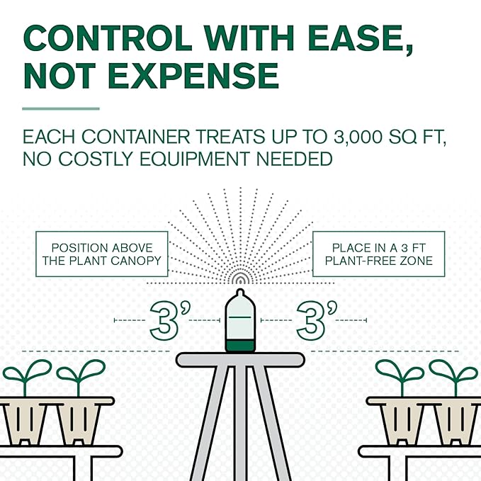 Atticus Eschaton TR Greenhouse Fogger (2oz Can) - (Compare to Beethoven) - Total Release Etoxazole Insecticide/Miticide - Kills Mites and Suppresses Whiteflies