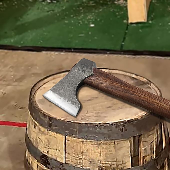 Competition Throwing Axe, 3 Pack 16.5" Throwing Axes with 1065 High Carbon Steel & Hickory Wood Handle, Perfect for Axe Throwiing Game, Competition and Recreation, Gift for Men