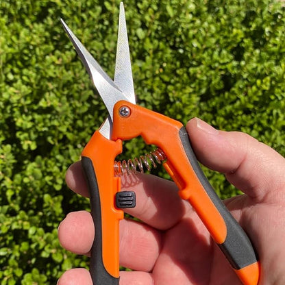 15 PCS 6.5 inch Garden Pruning Shears, Gardening Hand Pruners with Straight Stainless Steel Precision Blades, Pruning Shears Bud Trimming Scissors for Flowers Branches Precise Cuts