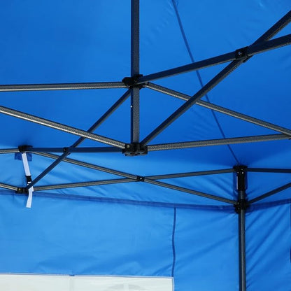 COBIZI 10x10 Pop Up Canopy with 4 Sidewall,Heavy Duty Canopy UPF 50+ All Season Wind Waterproof Commercial Outdoor Wedding Party Tents for Parties Canopy Gazebo with Roller Bag(10 x 10 ft Gray)
