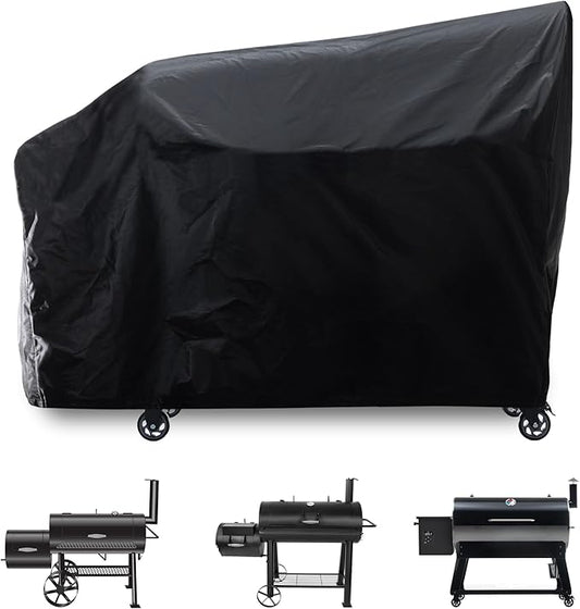 ZJYWSCH Grill Cover for Rec Tec Flagship XL 1400 Pellet Smoker Grill Offset Smoker Cover Outdoor Waterproof for RecTec RT-1400 Flagship 1400 Wood Pellet Grill Cover Heavy Duty