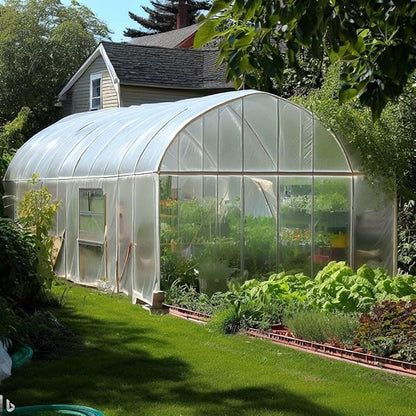 SUNVIEW Greenhouse Clear Plastic Film Polyethylene Covering Gt4 Year 6 Mil 12ft. X 25ft.