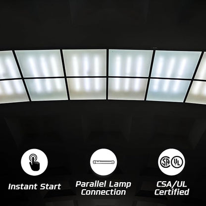 10 Pack - Replacement for ICN-3P32-SC 1, 2 & 3 Lamp T8 Fluorescent Electronic Ballast - 120-277 Volt - Instant Start - UL Approved