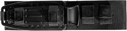 Gerber Gear Prodigy Fixed Blade Survival Tactical Knife - Full Tang, Serrated Edge Knife - American High Carbon Steel Blade - Molded Soft-Grip - with Protective MOLLE Sheath - Black