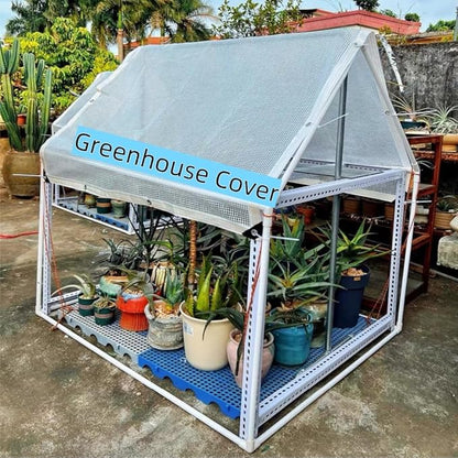 16Ftx20Ft Greenhouse Cover,Clear Plastic Tarps,16Mil Heavy Duty Waterproof tarp with UV Resistance and Grommets,Greenhouse Plastic for Gardening,Farming,Nursery,Garden