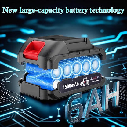 Weed Wacker Cordless Adjustable Weed Eaters 3 in 1 Electric String Trimmer Lawn with Two Battery with Charger Comes with Multiple Blades for Yard,Green,Garden(Red)