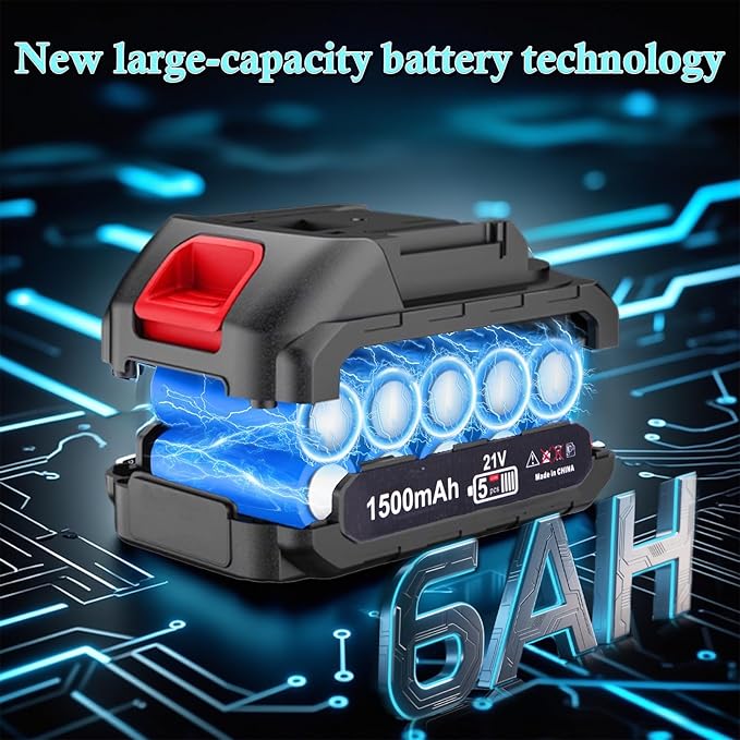 Weed Wacker Cordless Adjustable Weed Eaters 3 in 1 Electric String Trimmer Lawn with Two Battery with Charger Comes with Multiple Blades for Yard,Green,Garden(Blue)