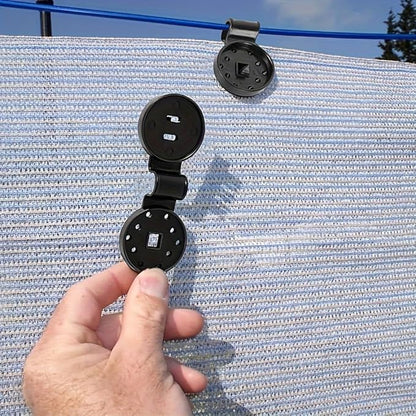 20 Pieces Shade Cloth Clips,Black,Sunshade Cloth, Bird Proof Net, Garden Netting, Greenhouse Nets,Woven Net Heavy Duty Lock Grip, Detachable and Reusable