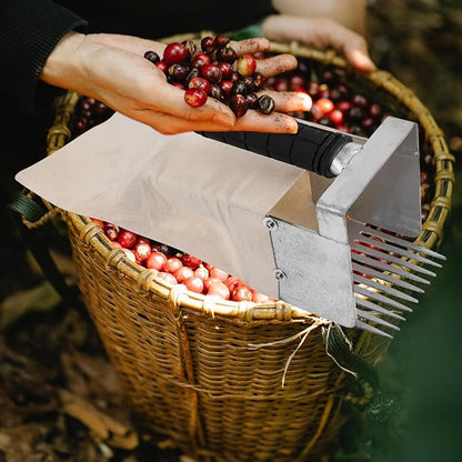 SUPVOX Blueberry Picker with Handle Ergonomic Berry Picker Tool for Effortless Blueberry Harvesting Ideal Gardening Tool for Home Use and Berry Picking Adventures