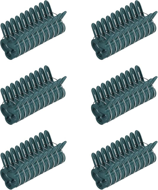 Plant Clips for Climbing Plants, Tomato Clips and Garden Clips for Vine Support, Plant Support Clips for Tomatoes and Garden use(Green, 60 Small)