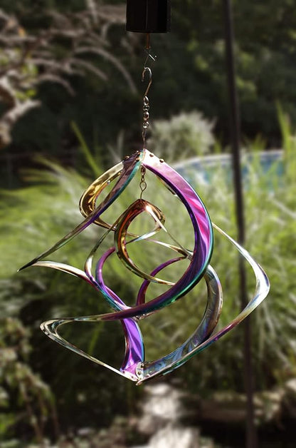 Red Carpet Studios The Original Double Helix Cosmix Wind Spinner, 14-Inch, Rainbow